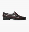 Florsheim Men's Como Moc Toe Strap Loafer - Black Cherry