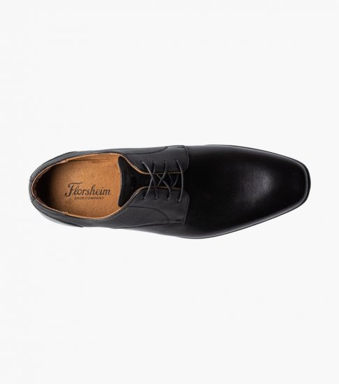 Florsheim Men's Jackson Plain Toe Oxford - Black - Click Image to Close