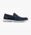 Florsheim Men's Hamptons Moc Toe Venetian Loafer - Navy Suede