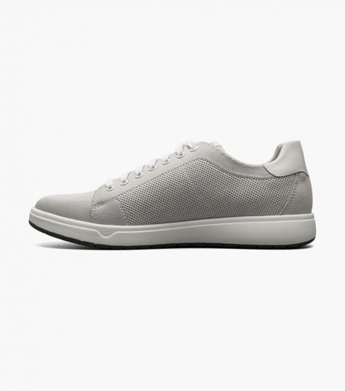 Florsheim Men's Heist Knit Lace to Toe Sneaker - Oyster Knit - Click Image to Close