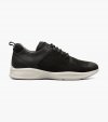 Florsheim Men's Studio Perf Toe Lace Up Sneaker - Black Nubuck