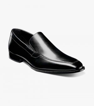 Florsheim Men's Jacobi Moc Toe Slip On - Black