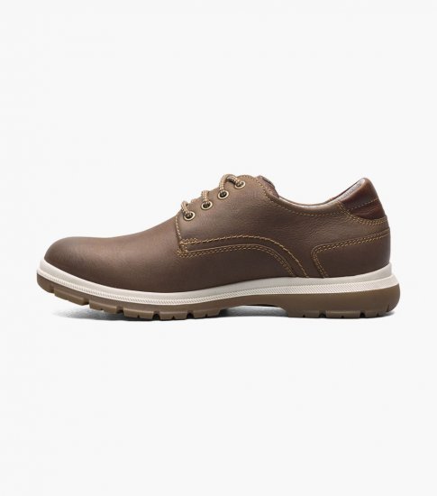 Florsheim Men's Lookout Plain Toe Oxford - Brown CH - Click Image to Close