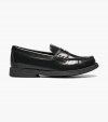 Florsheim Croquet Jr. Boys Moc Toe Penny Loafer - Black