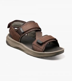 Florsheim Men's Tread Lite River Sandal - Brown CH