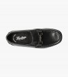 Florsheim Jasper Jr. Boys Moc Toe Bit Loafer - Black