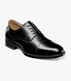 Florsheim Men's Midtown Cap Toe Oxford - Black Florsheim Men's Midtown Cap Toe Oxford - Black