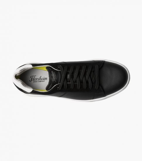 Florsheim Men's Heist Lace To Toe Sneaker - Black - Click Image to Close