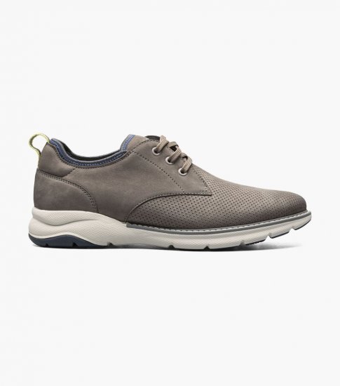 Florsheim Men's Frenzi Perf Toe Oxford - Gray - Click Image to Close