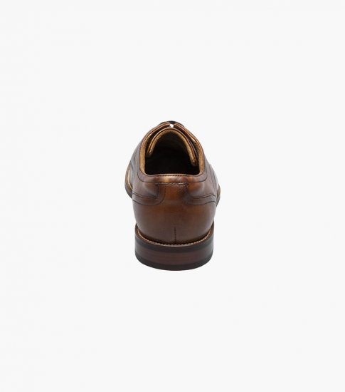 Florsheim Men's Rucci Cap Toe Oxford - Cognac - Click Image to Close