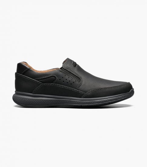 Florsheim Great Lakes Jr. Boys Sport Slip On - Black CH - Click Image to Close