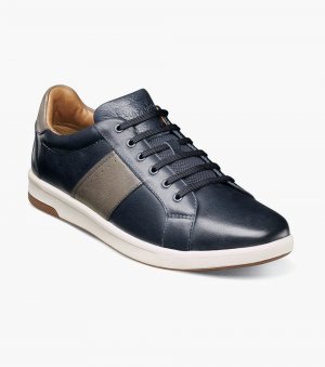 Florsheim Men's Crossover Lace To Toe Sneaker - Navy