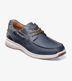 Florsheim Men's Great Lakes Moc Toe Oxford - Indigo