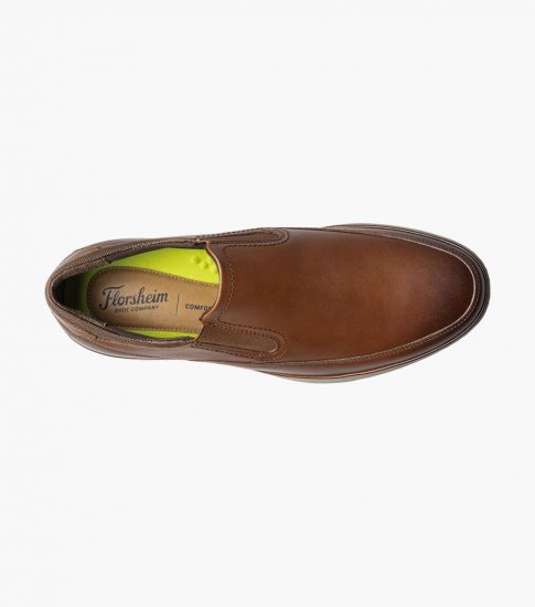 Florsheim Men's Motion Moc Toe Slip On - Cognac - Click Image to Close