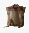 Florsheim Orazio Canvas/Leather Backpack - Green