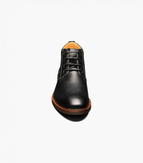 Florsheim Men's Lodge Plain Toe Chukka Boot - Black CH - Click Image to Close