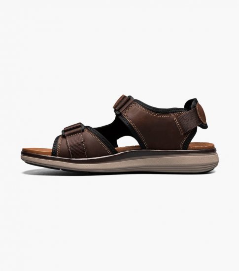 Florsheim Men's Venture River Sandal - Brown CH - Click Image to Close