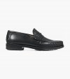 Florsheim Men's Palace Moc Toe Strap Loafer - Black