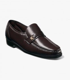 Florsheim Men's Riva Moc Toe Bit Loafer - Brown