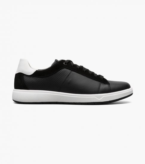 Florsheim Men's Heist Lace To Toe Sneaker - Black - Click Image to Close