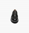 Florsheim Supacush Jr. Boys Plain Toe Oxford - Black Tumbled