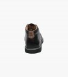 Florsheim Supacush Jr. Boys Plain Toe Chukka Boot - Black Tumbled