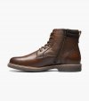 Florsheim Men's Norwalk Plain Toe Lace Up Boot - Cognac Tumbled