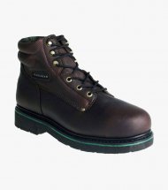 Florsheim Men's Utility Work Steel Toe Brown Plain Toe Lace Up Boot - Brown