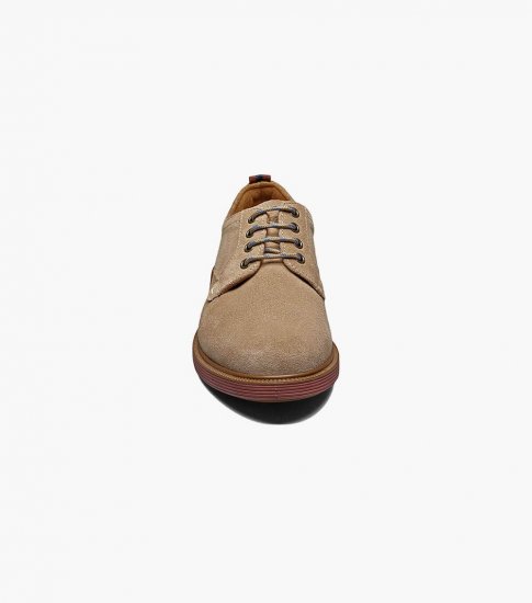 Florsheim Supacush Jr. Boys Plain Toe Oxford - Sand - Click Image to Close