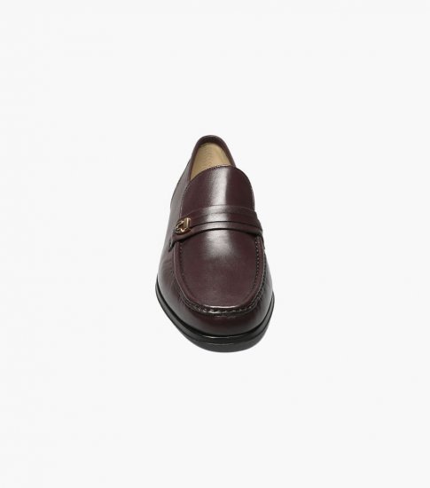 Florsheim Men's Como Moc Toe Bit Loafer - Brown - Click Image to Close