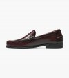 Florsheim Men's Berkley Moc Toe Penny Loafer - Burgundy