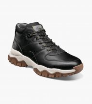 Florsheim Men's Xplor Moc Toe Hiker Boot - Black Tumbled