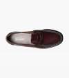 Florsheim Men's Berkley Moc Toe Penny Loafer - Burgundy