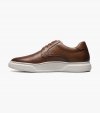 Florsheim Men's Premier Plain Toe Lace Up Sneaker - Cognac