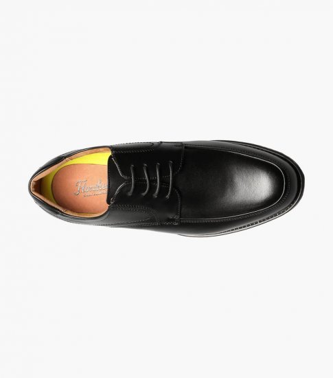 Florsheim Men's Midtown Moc Toe Oxford - Black - Click Image to Close