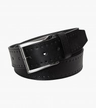 Florsheim Vallon Genuine Leather Belt - Black