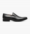 Florsheim Men's Postino Moc Toe Venetian Slip On - Black Smooth