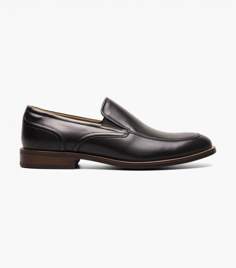 Florsheim Men's Rucci Moc Toe Slip On - Black - Click Image to Close