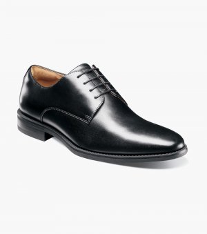 Florsheim Men's Santucci Plain Toe Oxford - Black