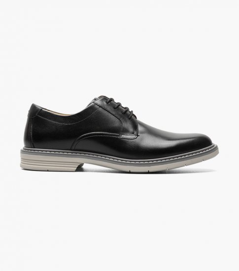 Florsheim Men's Norwalk Plain Toe Oxford - Black - Click Image to Close