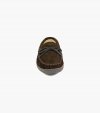 Florsheim Men's Cozzy Moc Toe Tie Slipper - Chocolate