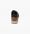 Florsheim Men's Conway Composite Toe Plain Toe Sneaker - Black and Brown