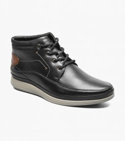 Florsheim Men's Saul Plain Toe Chukka Boot - Black Florsheim Men's Saul Plain Toe Chukka Boot - Black