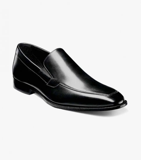 Florsheim Men's Jacobi Moc Toe Slip On - Black - Click Image to Close