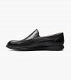 Florsheim Men's Atlantic Moc Toe Venetian Slip On - Black