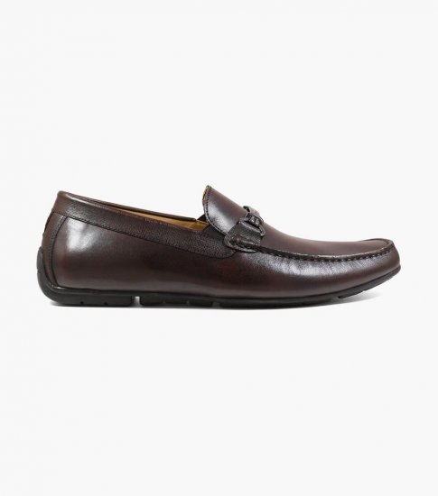 Florsheim Men's Dubino Moc Toe Bit Loafer - Brown - Click Image to Close