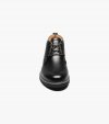 Florsheim Supacush Jr. Boys Plain Toe Chukka Boot - Black Tumbled