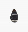 Florsheim Jasper Jr. Boys Moc Toe Strap Loafer - Navy Suede