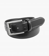 Florsheim Sinclair Perf Leather Belt - Black