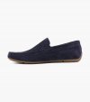 Florsheim Men's Dubino Moc Toe Venetian Slip On - Navy Suede